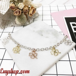 Lắc Tay Cỏ Bốn Lá May Mắn